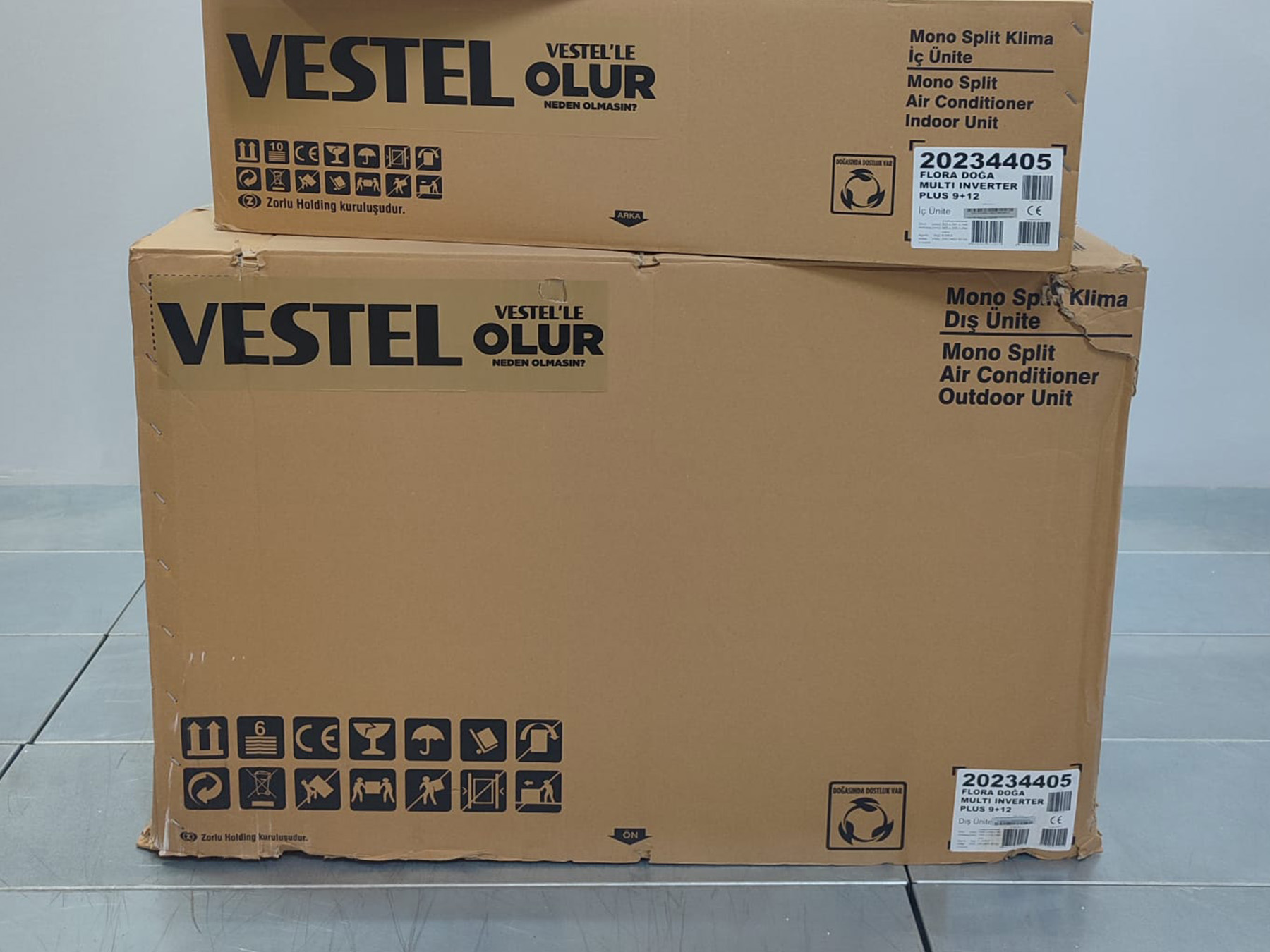 VESTEL FLORA DOĞA MULTI INVERTER PLUS 9+12 İÇ 18 DIŞ ÜNİTE gorsel 3